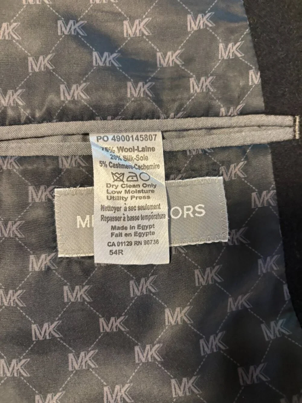 Michael Kors Wool Cashmere Blend Luxury Classic-Fit Sport Coat